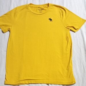 Abercrombie & Fitch Men's Mustard Tee